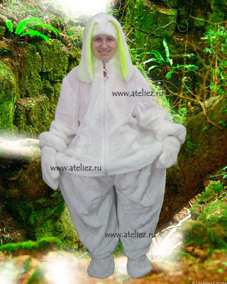Карнавальный костюм Заяц Белый